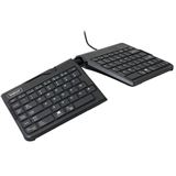 R-GO Tools Goldtouch Travel Go2 USB Deutsch schwarz (kabelgebunden)