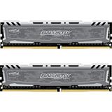 16GB Crucial Ballistix Sport LT grau DDR4-2400 DIMM CL16 Dual Kit