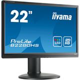 22" (55,88cm) iiyama ProLite B2280HS-B1 schwarz 1920x1080 1xDVI / 1xHDMI 1.3 / 1xVGA
