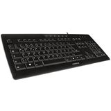 CHERRY STREAM 3.0 USB Englisch (US)/Kyrillisch schwarz (kabelgebunden)