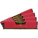 32GB Corsair Vengeance LPX rot DDR4-3466 DIMM CL16 Quad Kit