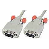 (€2,30*/1m) 3.00m Lindy VGA Anschlusskabel VGA 15pol Stecker auf VGA 15pol Stecker Grau geschirmt