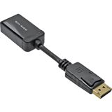 (€86,00*/1m) 0.15m InLine Displayport 1.1 Adapterkabel Displayport Stecker auf HDMI-Buchse Schwarz