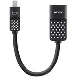 (€329,00*/1m) 0.10m Belkin Displayport Adapterkabel Mini Displayport Stecker auf HDMI-Buchse Schwarz
