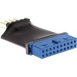 InLine USB 3.0 zu 2.0 Adapter intern, USB 3.0 19pin auf USB 2.0 Pfostenstecker intern