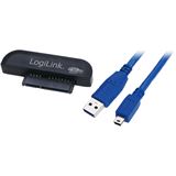 LogiLink Adapter USB 3.0 auf SATA für 2.5" Festplatten und optische Laufwerke