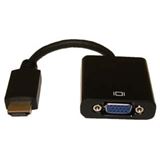 Fujitsu HDMI Adapter HDMI-Stecker auf VGA 15pol Buchse Schwarz vergoldet