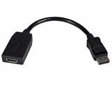 (€99,58*/1m) 0.24m Startech Displayport Adapterkabel Displayport Stecker auf HDMI-Buchse Schwarz Polybag