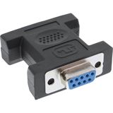 InLine Seriell Gender Changer D-Sub 9pol Buchse auf D-Sub 9pol Buchse Schwarz