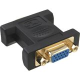 InLine VGA Gender Changer VGA 15pol Buchse auf VGA 15pol Buchse Schwarz vergoldet