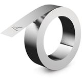 Dymo Rhino Prägeband Aluminium mit Klebstoff für RHINO M1011, selbstklebend, 12 m x 3,65 mm