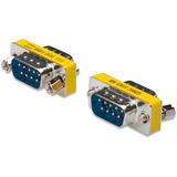Digitus Seriell Gender Changer D-Sub 9pol Stecker auf D-Sub 9pol Stecker Silber