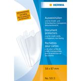 Herma Ausweishülle, PP, 1-fach, 0,14 mm, Format: 58 x 87 mm